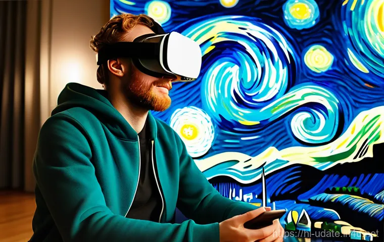 디지털 아트 뮤지엄 - **Prompt:** "A diverse group of people, ranging from teenagers to adults, fully clothed in contempor...